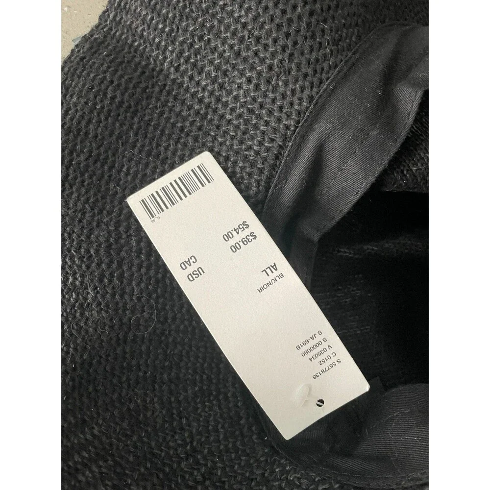 Urban Outfitters NWT Floppy Brim Hat - Black New One size straw sun hat